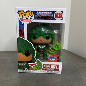 Funko Pop King Hiss #1038 MOTU 2020 Fall Convention Exclusive